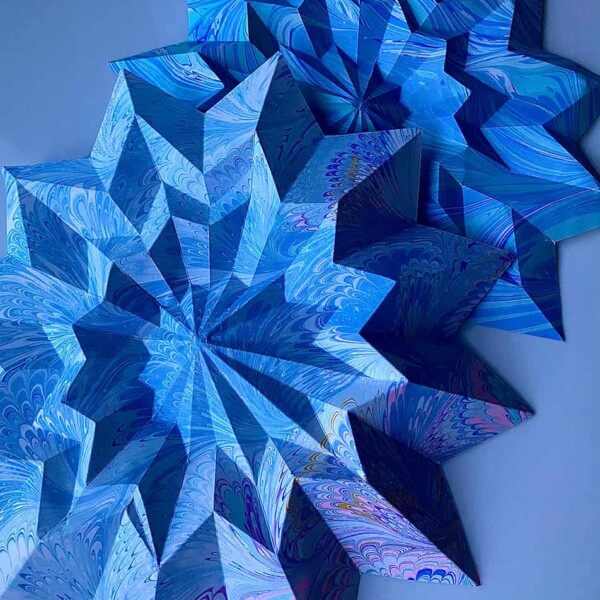 Marbling Origami
