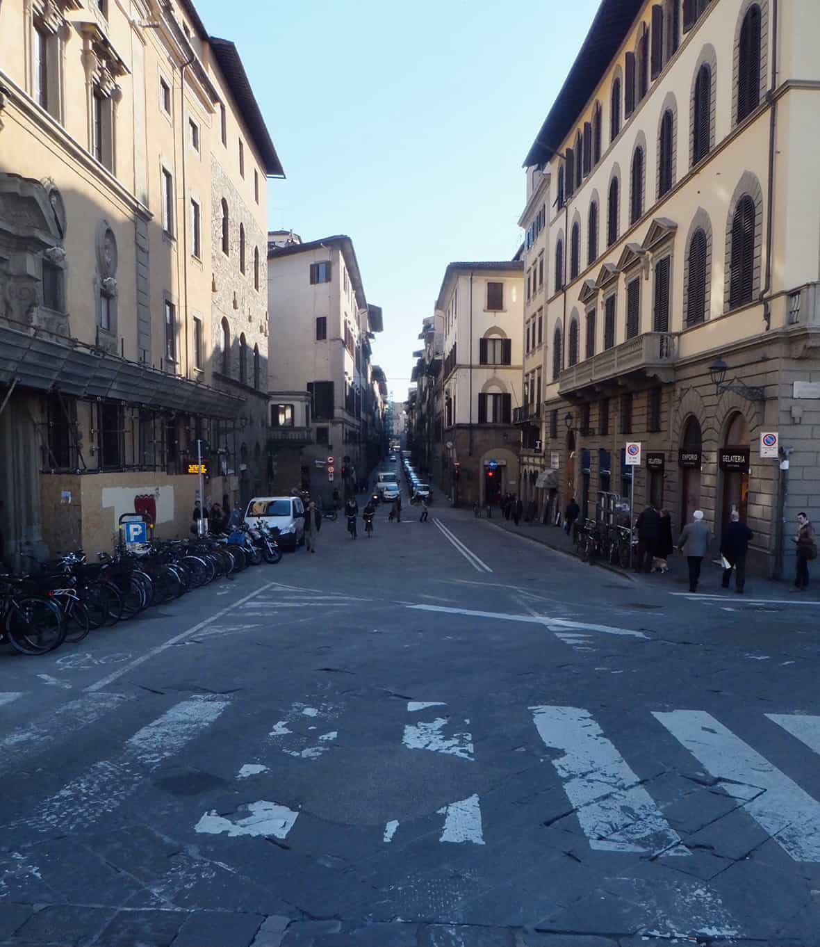 イタリア フィレンツェの街角