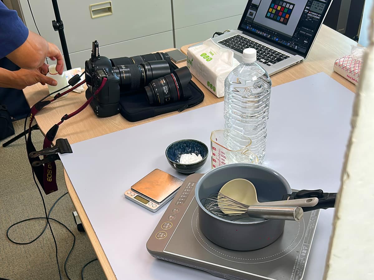 NHK出版『すてきにハンドメイド』1月号〜手芸で巡る世界旅〜 イタリアマーブリング撮影風景 