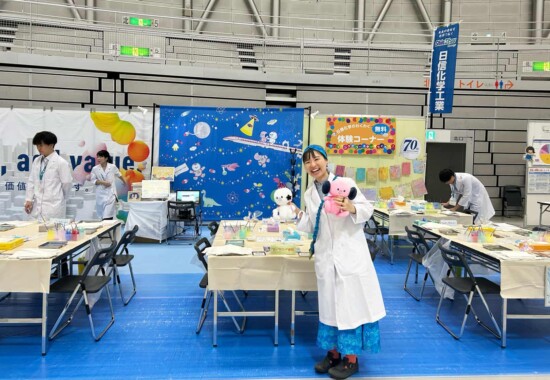 越前ものづくりフェスタ2025日信化学工業株式会社マーブリングアーティストらっくあまるも