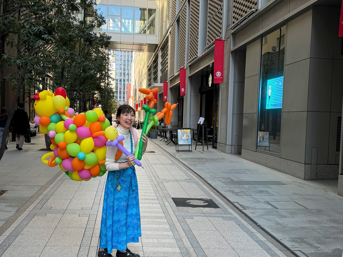 日本橋高島屋S.C.『ガレリア日本橋』ワークショップ_コースターづくり_マーブリングアーティストらっくあまるも